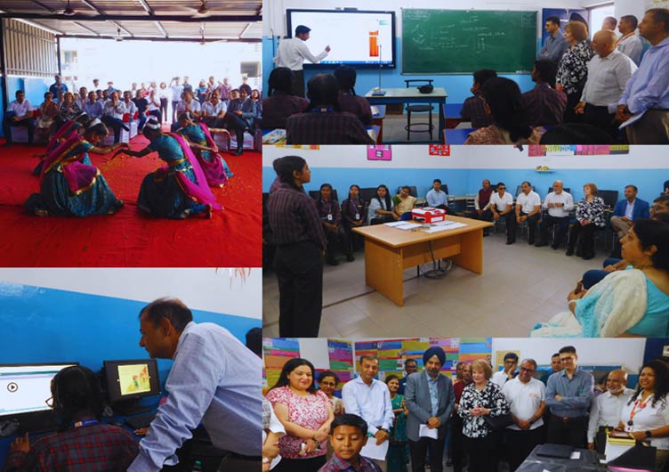 Rohit Kapoor & Anne Minto’s Visit to School