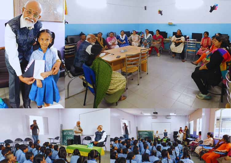 Shri Acharya Ajit Kumar Visited the School